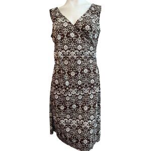 Ann Taylor Loft Size 8 Petite Surplice Bodice V Neck Empire Sleeveless Dress